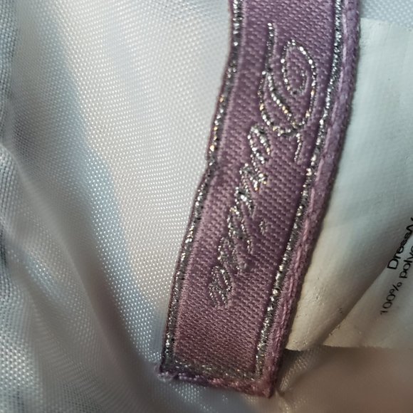 White and Navy polka dot dress. By Dorissa Size 6 Girls - Picture 8 of 12